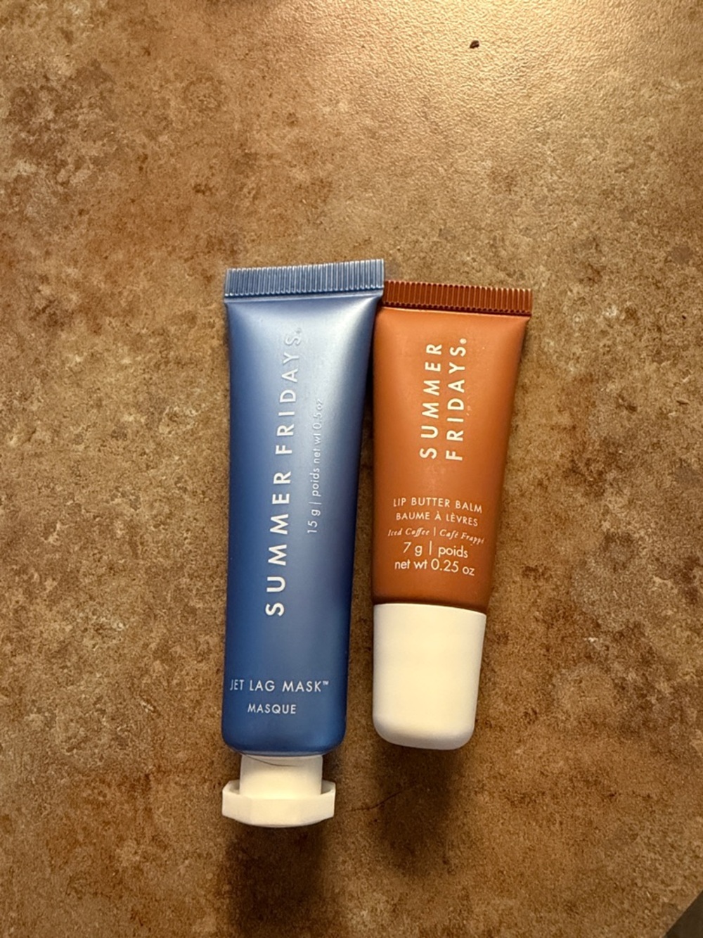 Summer Fridays Jet Lag Mask & Lip Butter Balm Set - Blue & Orange